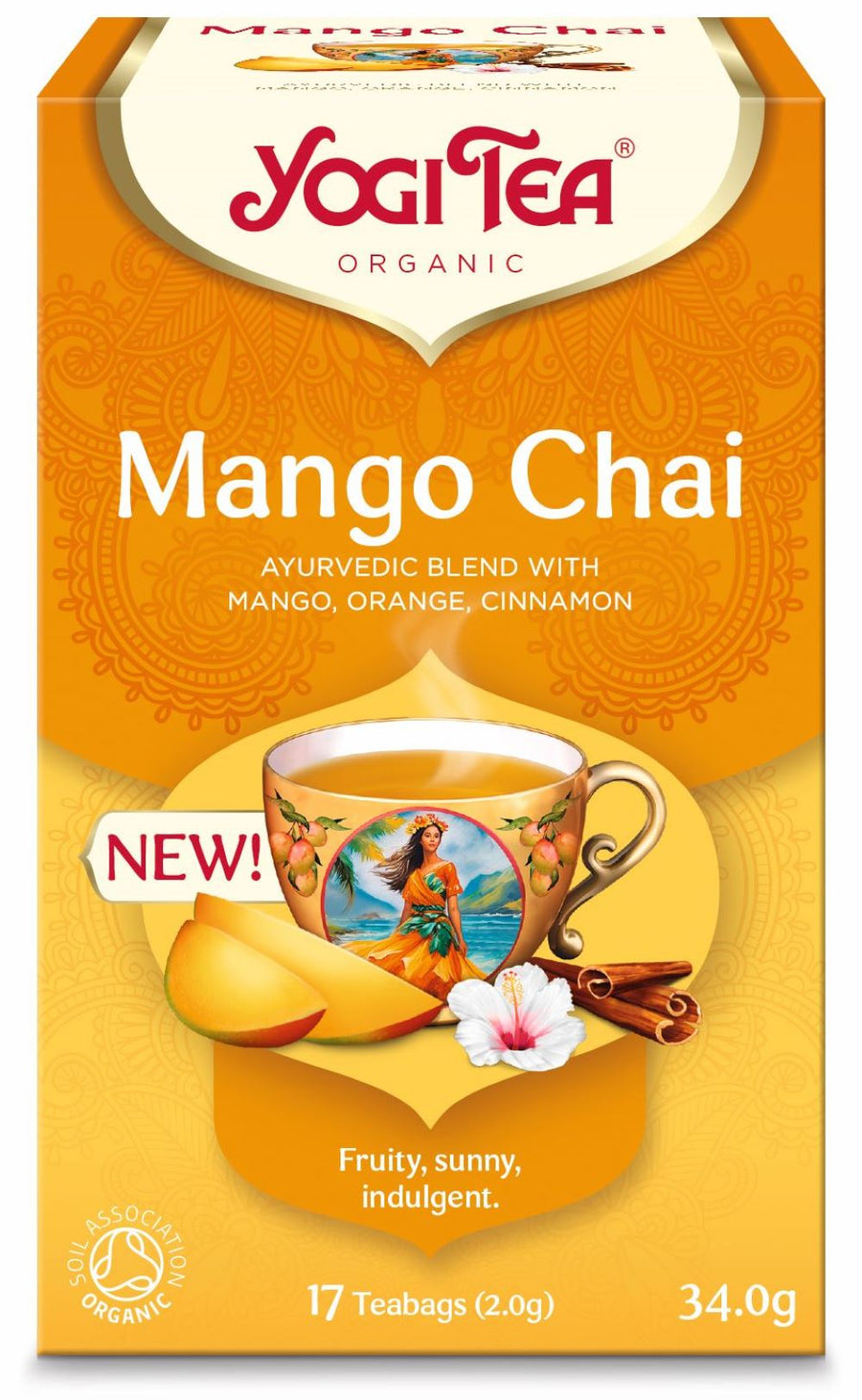 Yogi Tea Mango Chai Organic 17 Teabags