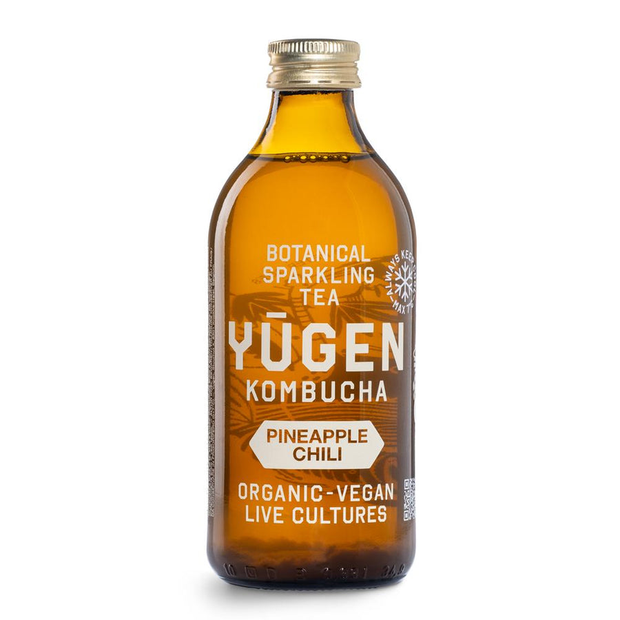 Yugen Kombucha Organic Pineapple Chili 325ml Bottle