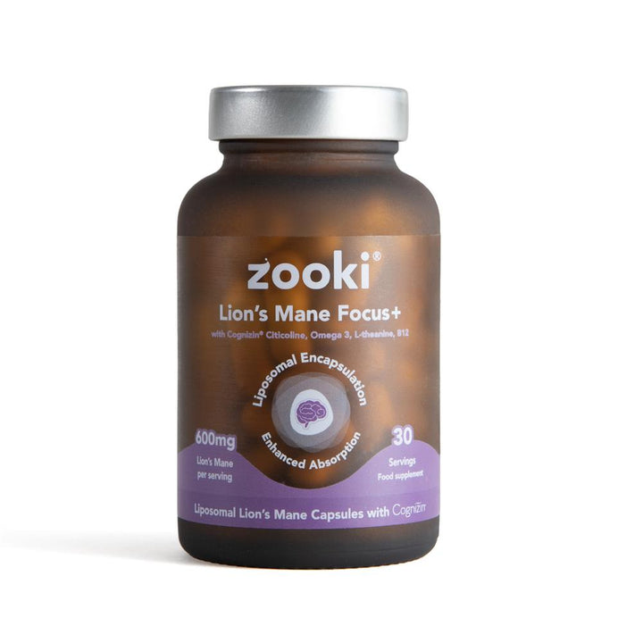 Liposomal Lions Mane Mushroom 600mg 60 Capsules