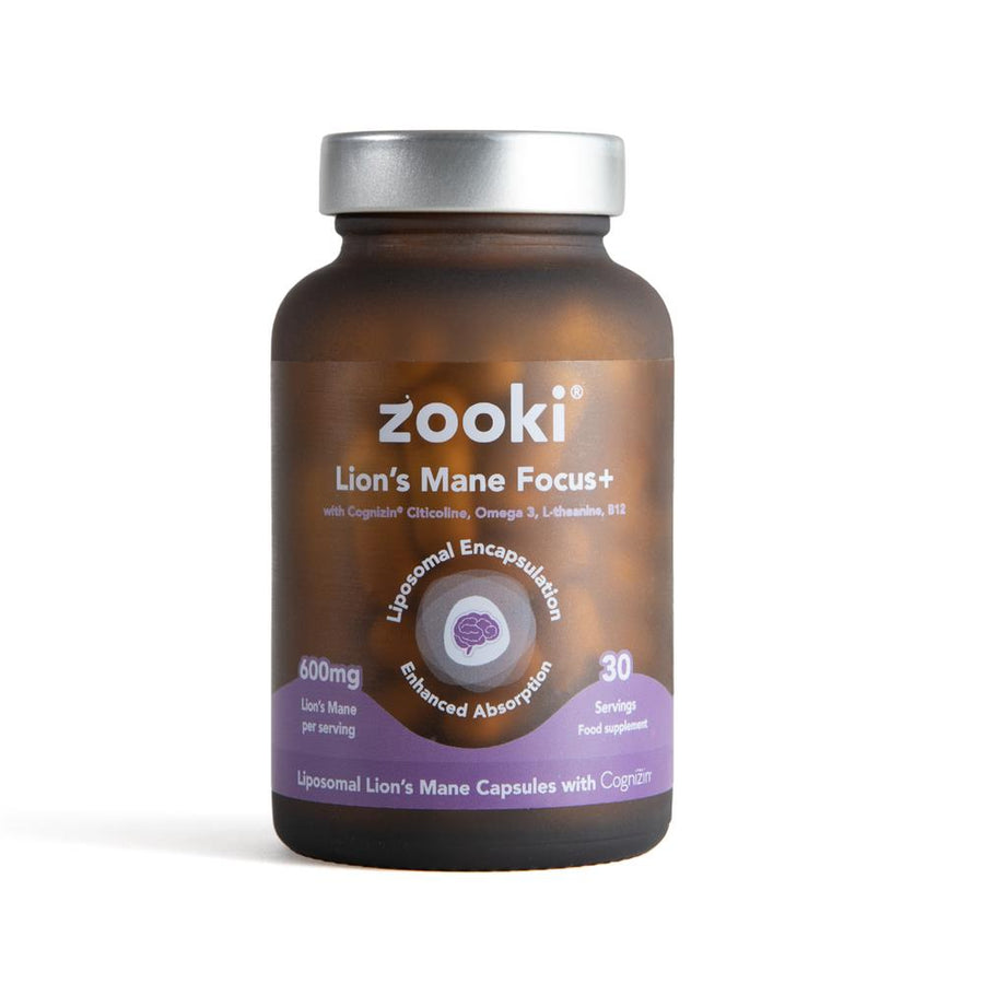Liposomal Lions Mane Mushroom 600mg 60 Capsules