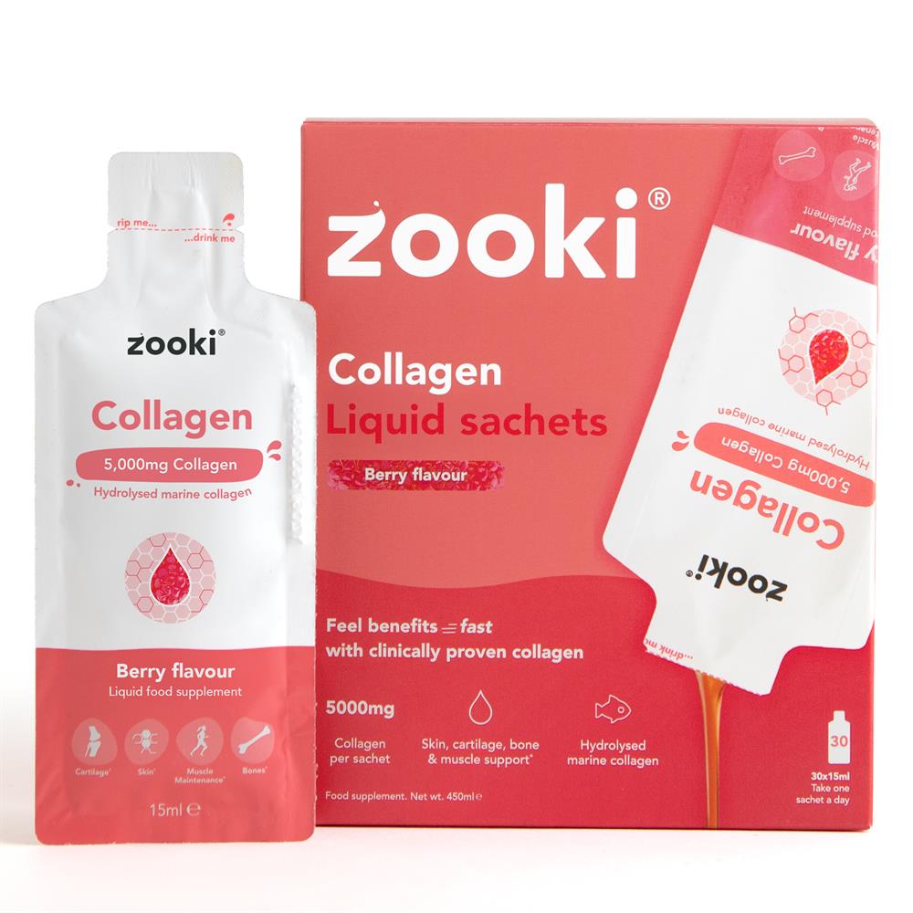 Marine Collagen 5000mg Berry 30x15ml Liquid Sachets