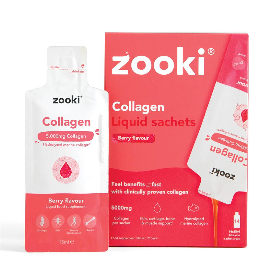 Marine Collagen 5000mg Berry 14x15ml Liquid Sachets
