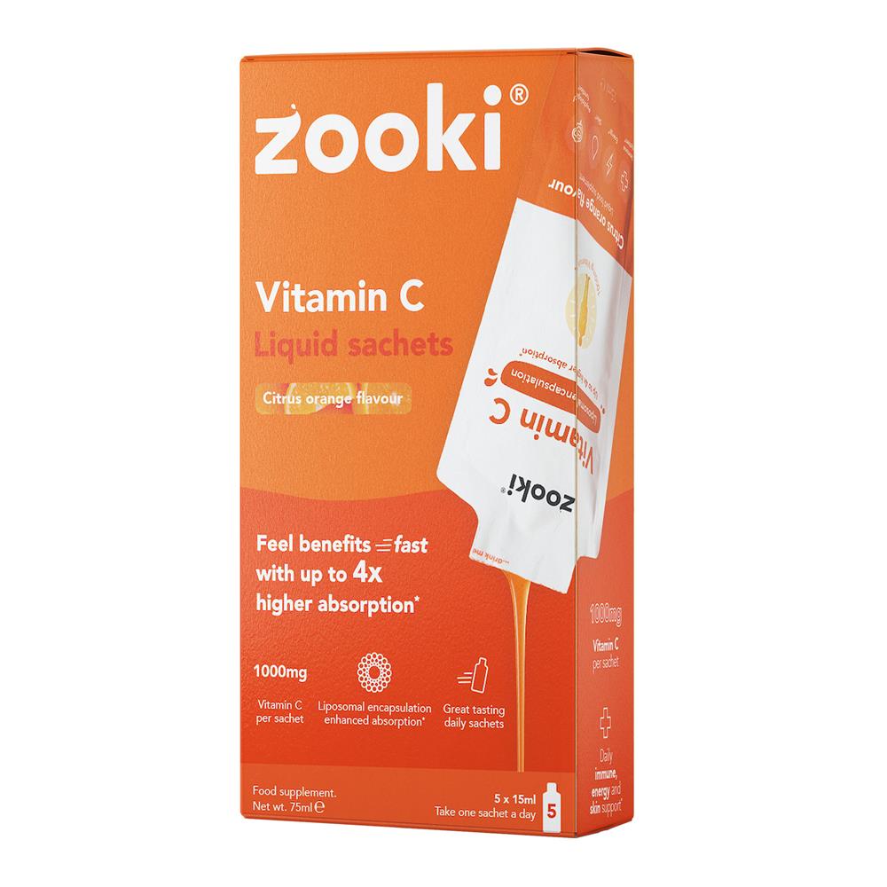 Liposomal Vitamin C 1000mg Orange 5x15ml Sachets