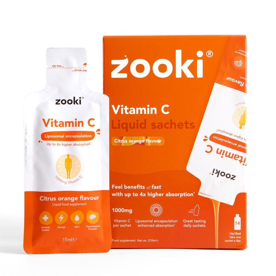 Liposomal Vitamin C 1000mg Orange 14x15ml Sachets