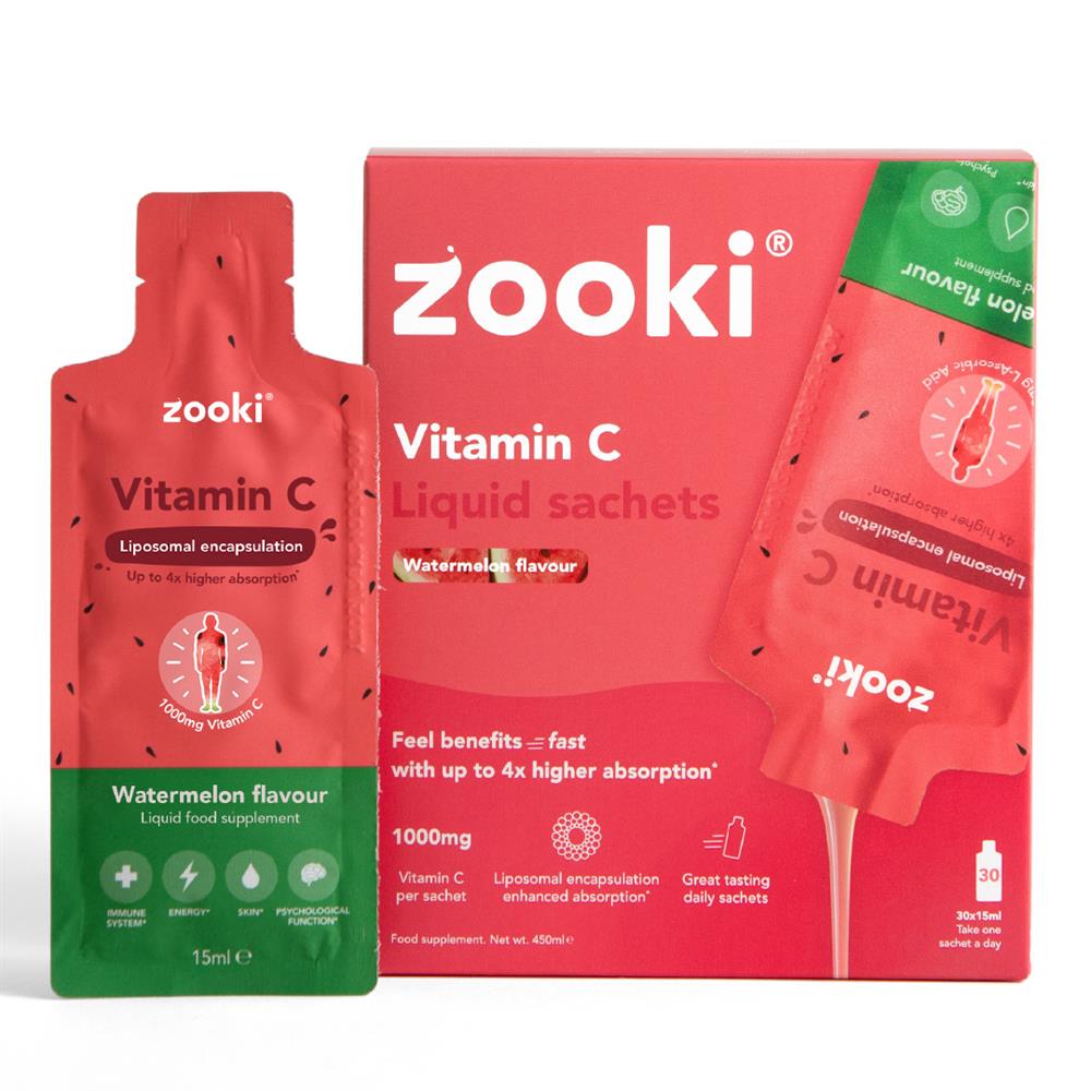 Liposomal Vitamin C 1000mg Watermelon 30x15ml Sachets