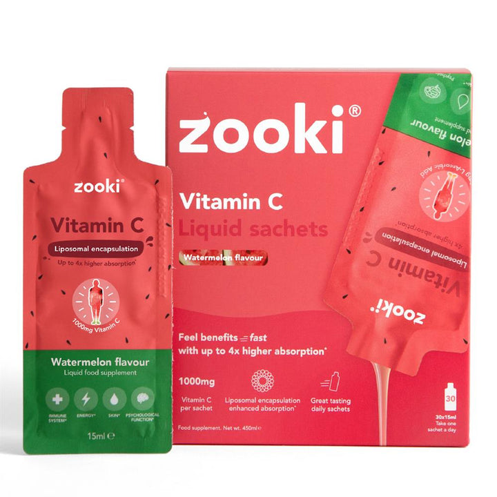 Liposomal Vitamin C 1000mg Watermelon 30x15ml Sachets