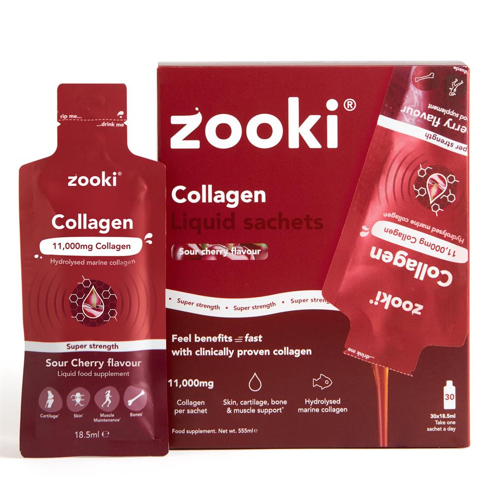 Marine Collagen 11000mg Cherry 30x18.5ml Liquid Sachets