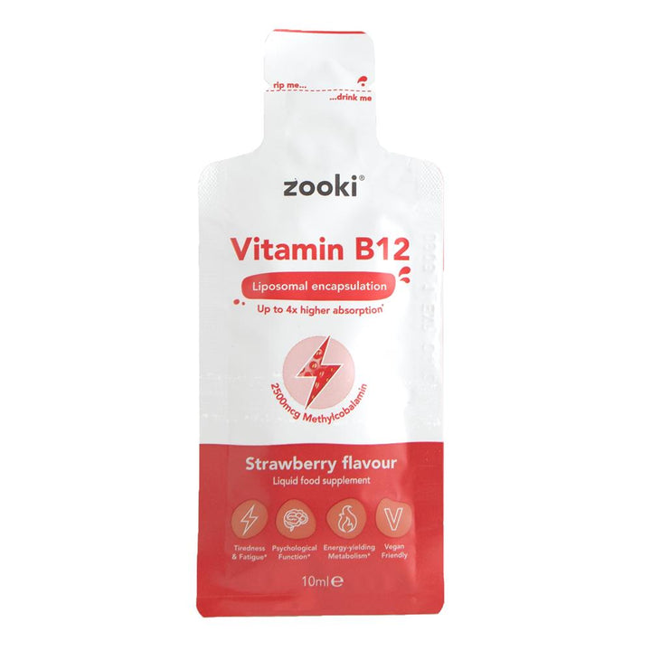 Liposomal Vitamin B12 2500mcg Strawberry 1x10ml Sachet