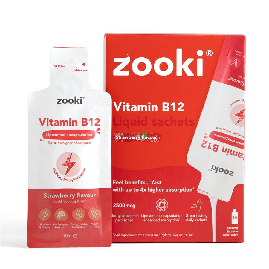 Liposomal Vitamin B12 2500mcg Strawberry 14x10ml Sachets