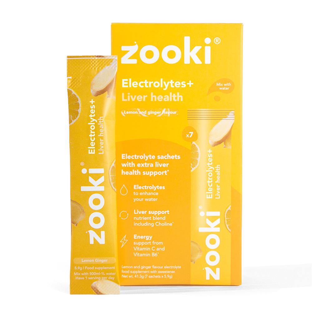 Electrolytes+ Liver Health Lemon Ginger 7 Sachet