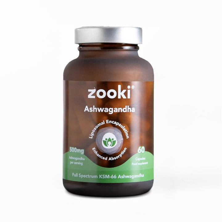 Liposomal Ashwagandha KSM-66 500mg 60 Capsules 30 Day Supply