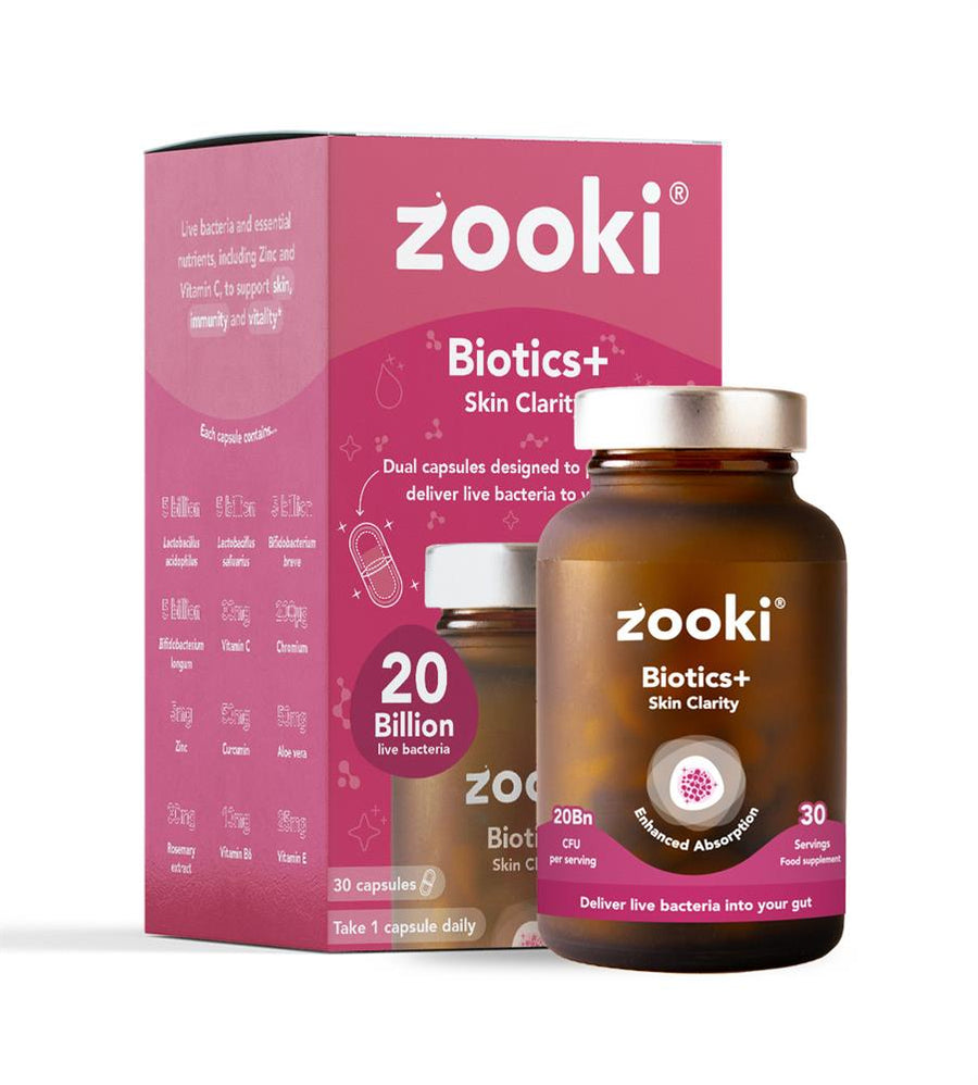 Biotics+ Skin Clarity. 30 capsule