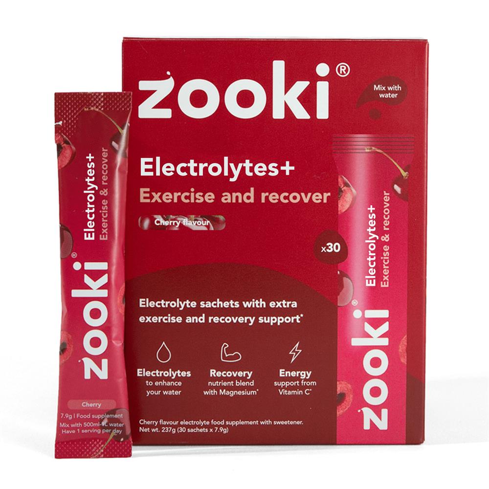 Electrolytes+ Exercise & Recover Cherry 30 Sachet