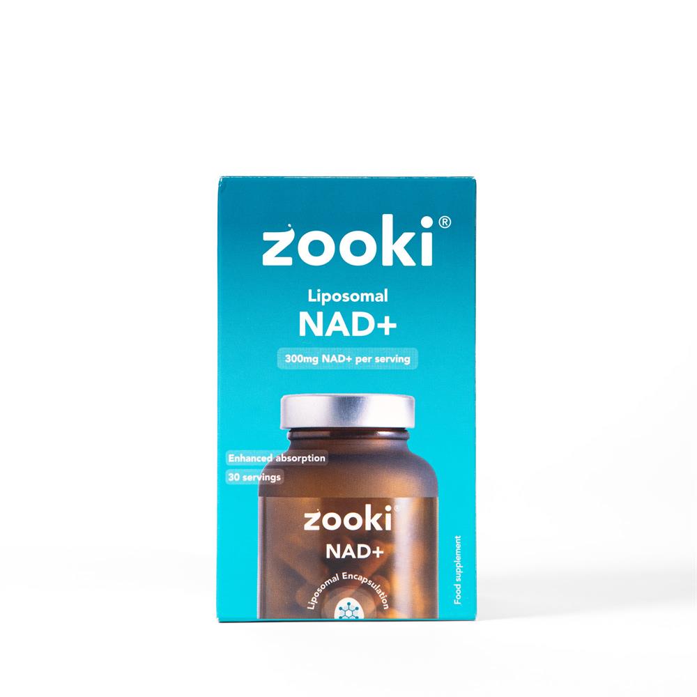 Zooki Liposomal NAD+ 300mg Capsules - 30 Day Supply