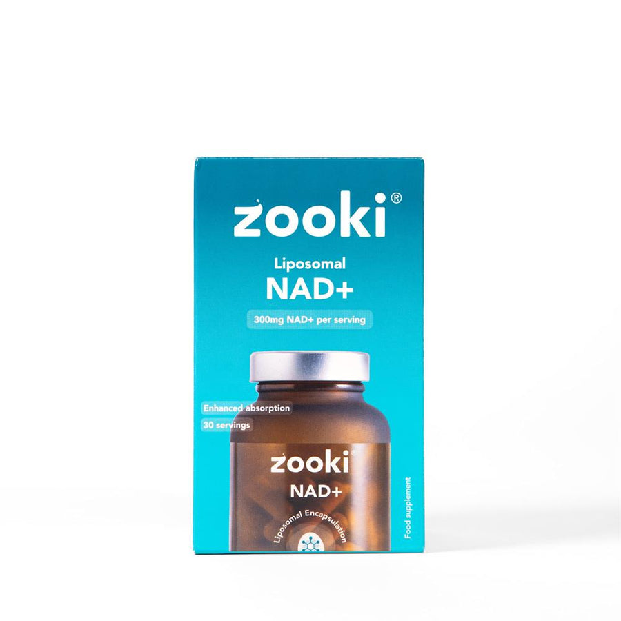 Zooki Liposomal NAD+ 300mg Capsules - 30 Day Supply