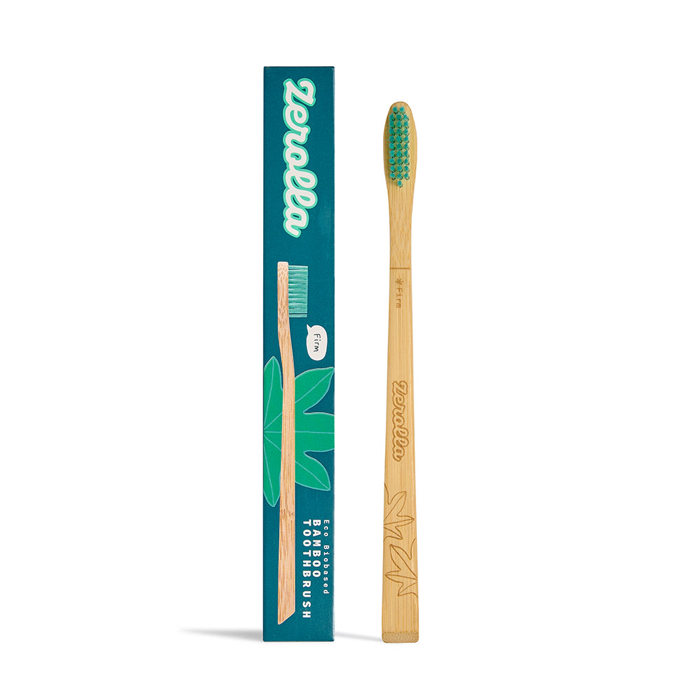 Eco Biobased Bamboo Toothbrush - Plant-based Bristles Firm