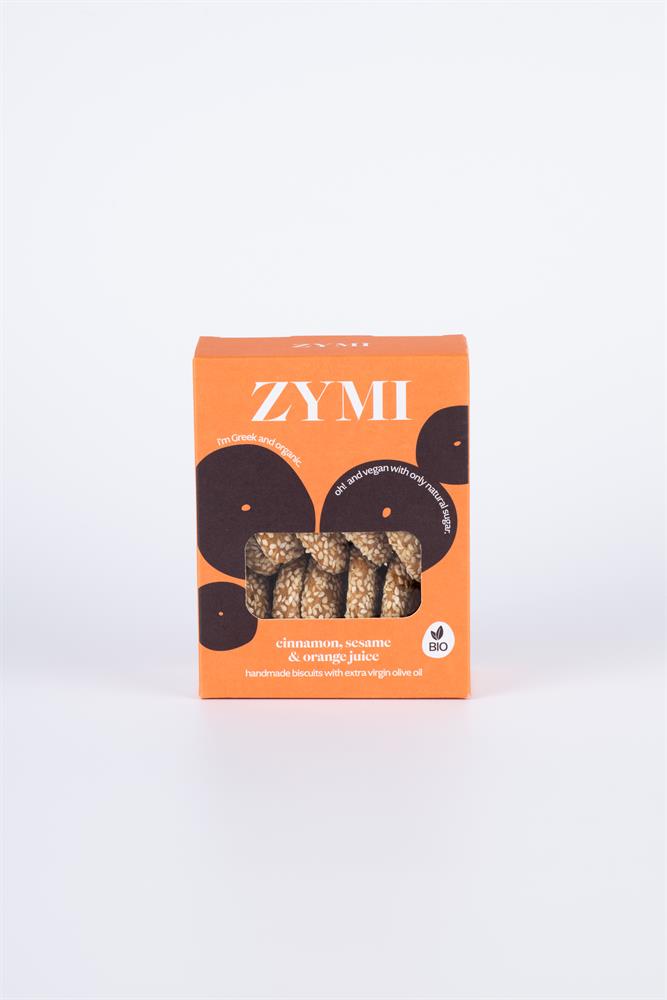 ZYMI Organic Biscuits with Cinnamon Sesame & Orange Juice 170g