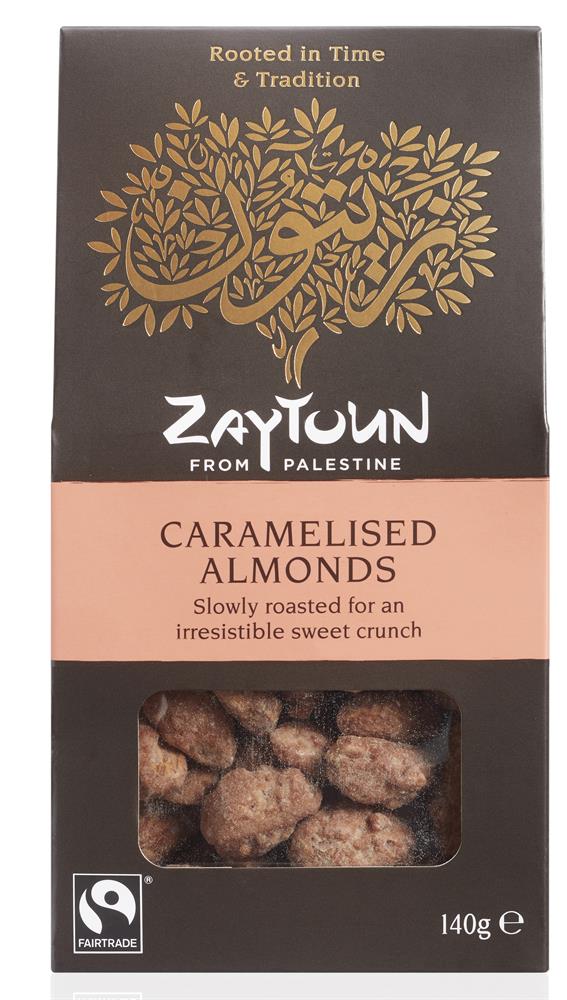 Fairtrade Caramelised Almonds 140g
