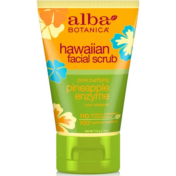 Alba Botanica Natural Hawaiian Pineapple Enzyme Facial Scrub 118ml