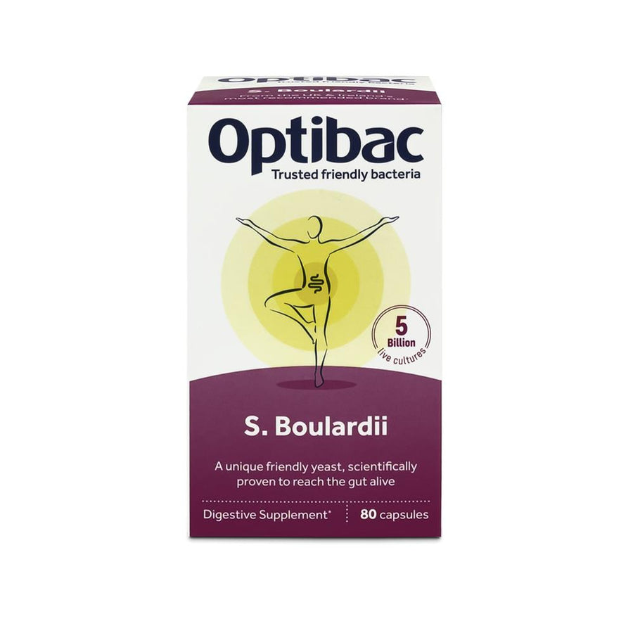 Optibac Probiotics Saccharomyces Boulardii 80 Capsules