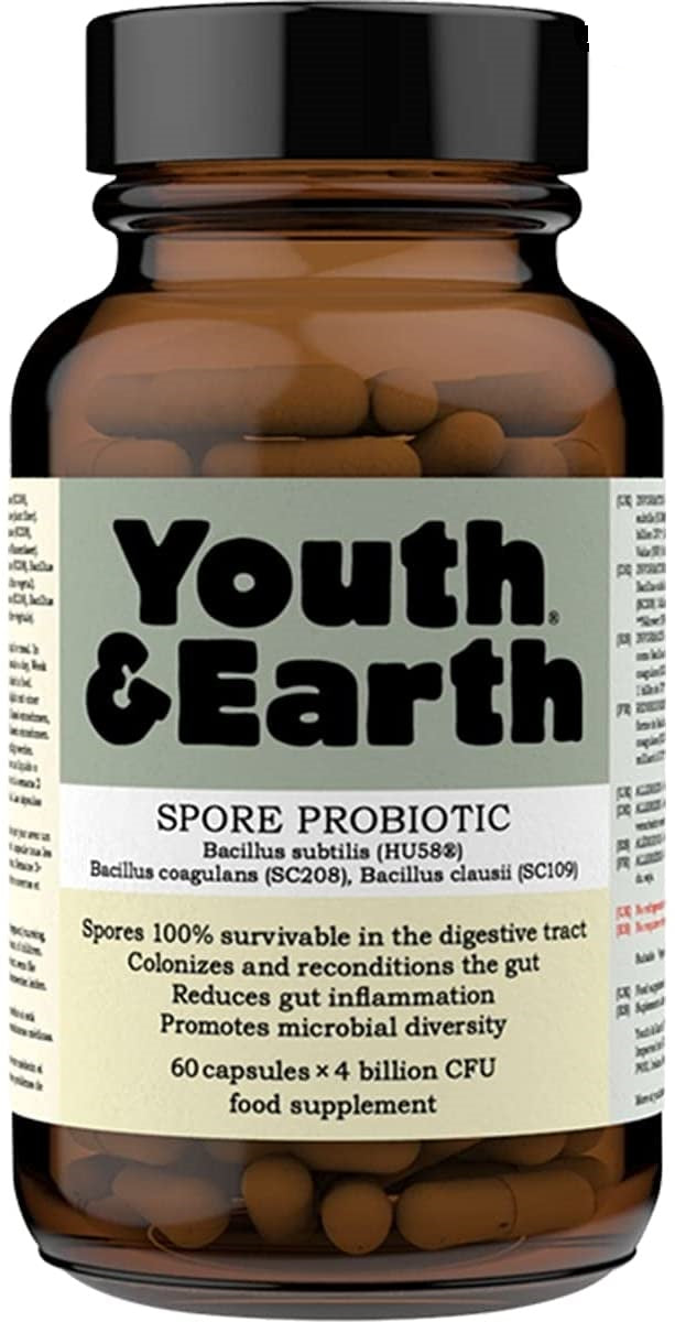Youth & Earth Spore Probiotic 60 Capsules