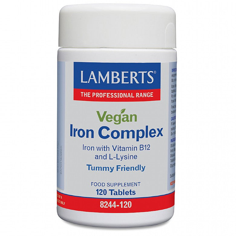 Lamberts Vegan Iron Complex 120 Tablets
