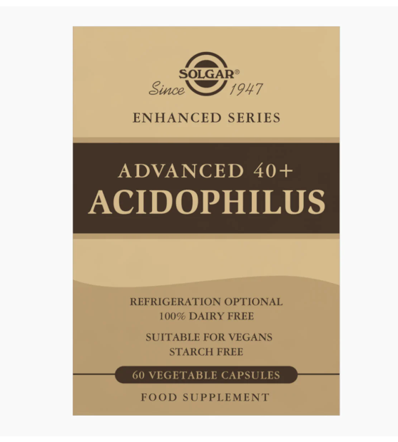 Solgar Advanced 40+ Acidophilus Vegetable 120 Capsules
