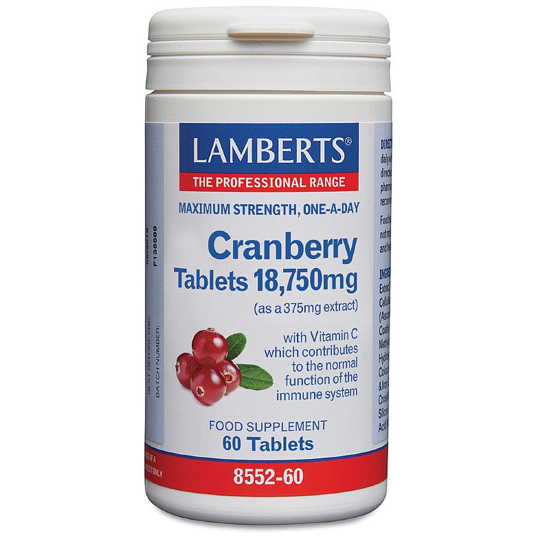 Lamberts Maximum Strength 18,750mg Cranberry 60 Tablets