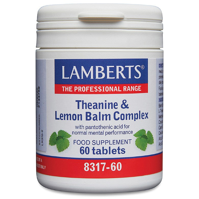 Lamberts Theanine & Lemon Balm Complex 60 Tablets