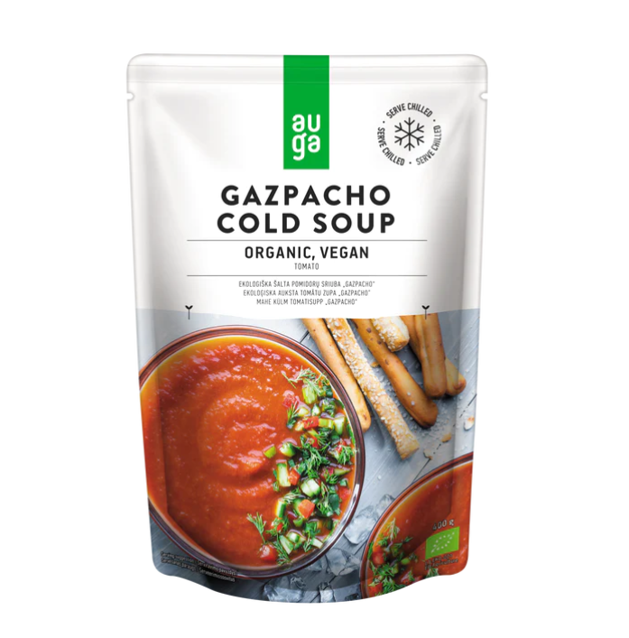 Auga Organic Gazpacho Cold Tomato Soup 400g