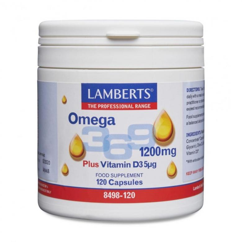 Lamberts Omega 3-6-9 1200mg 120 Capsules