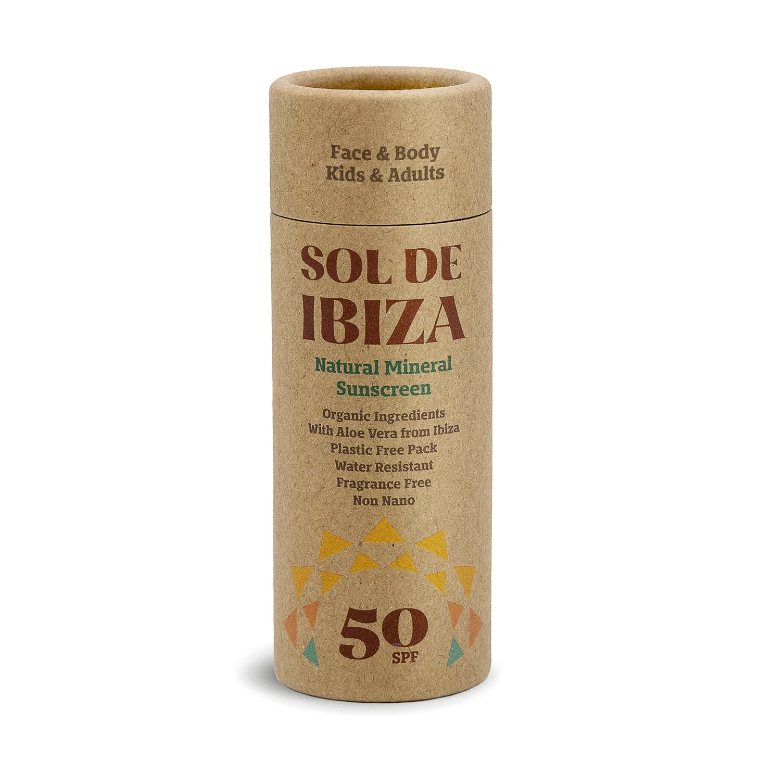 Sol de Ibiza Face & Body SPF50 Natural Mineral Sunscreen Stick