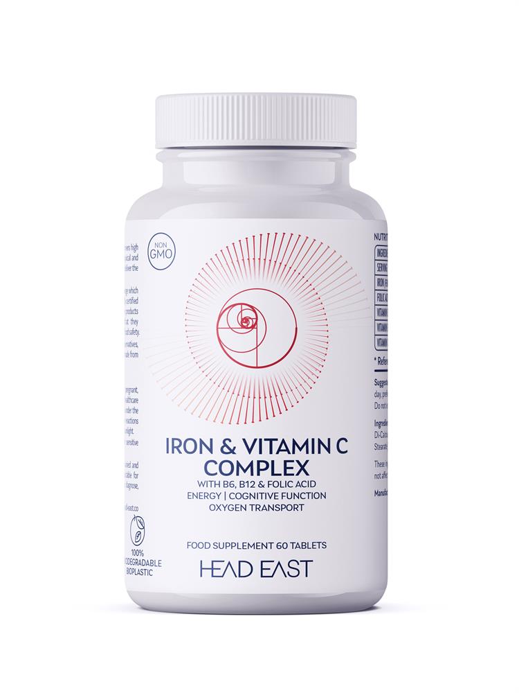 Head East Iron & Vitamin C - 60 Tablets
