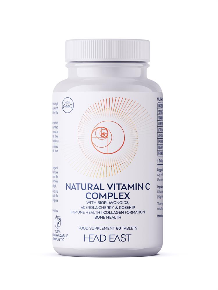 Head East Natural Vitamin C Complex - 60 Tablets