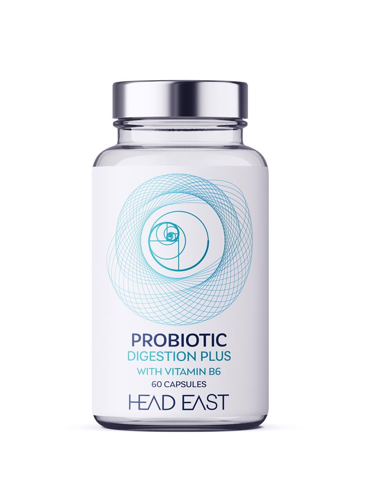 Head East Probiotic Digestion Plus - 60 Capsules