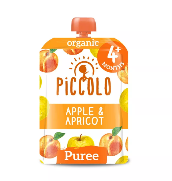Piccolo Apple & Apricot with Cinnamon 100g - Pack of 5
