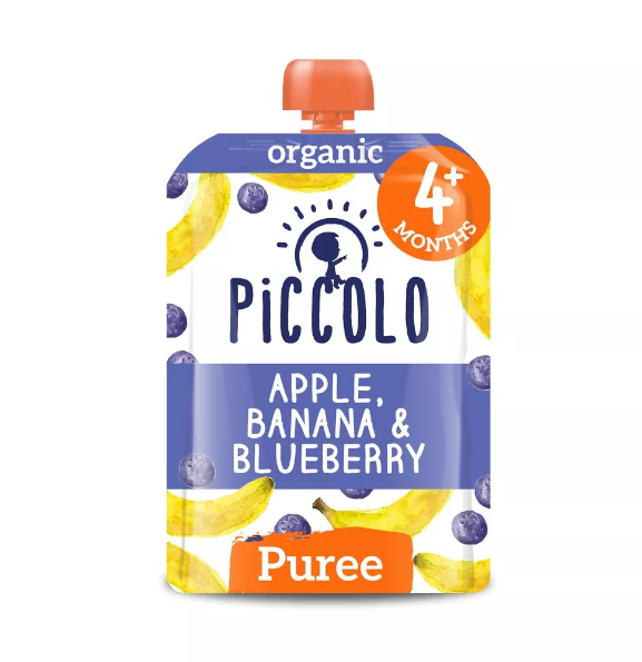 Piccolo Banana, Blueberry & Apple 100g - Pack of 5