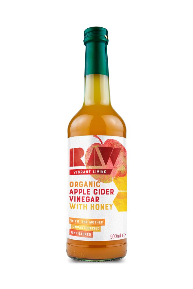 Raw Health Raw Organic Apple Cider Vinegar with Honey 500ml