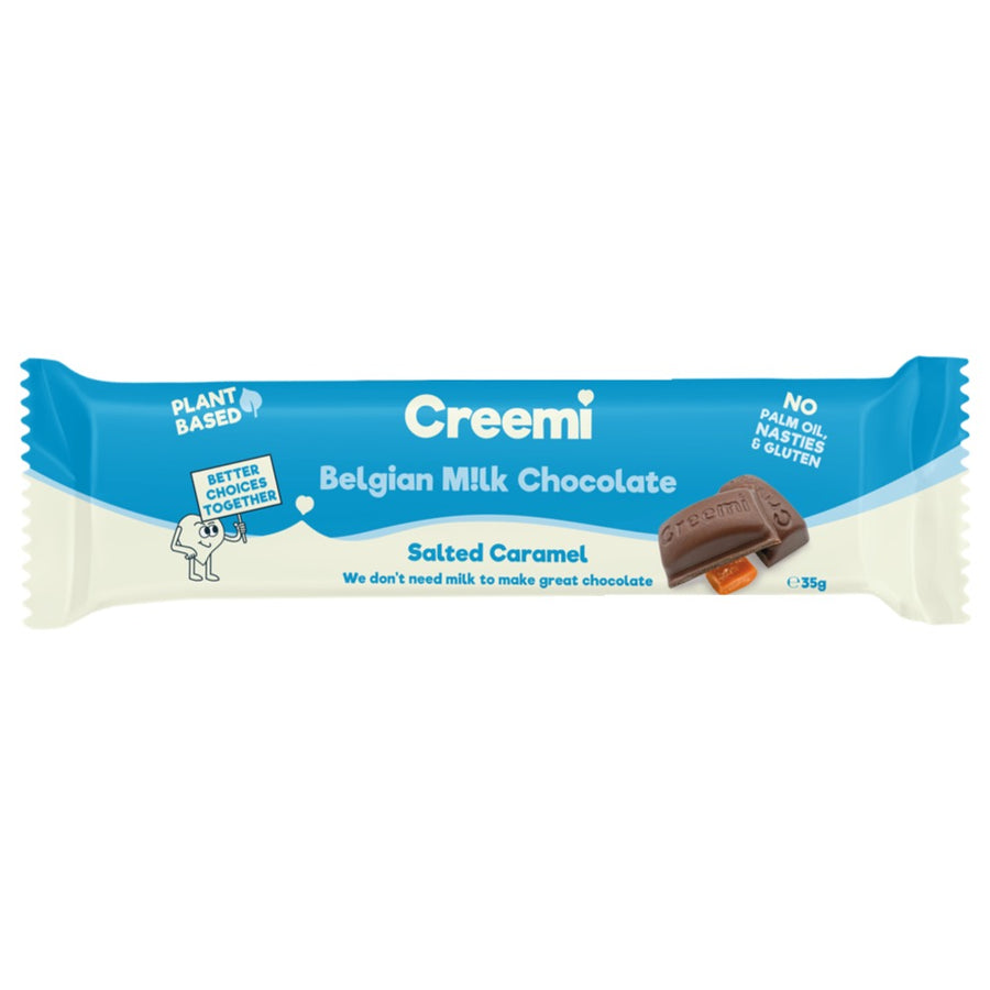 Creemi Salted Caramel Belgian M!LK Chocolate Bar 35g