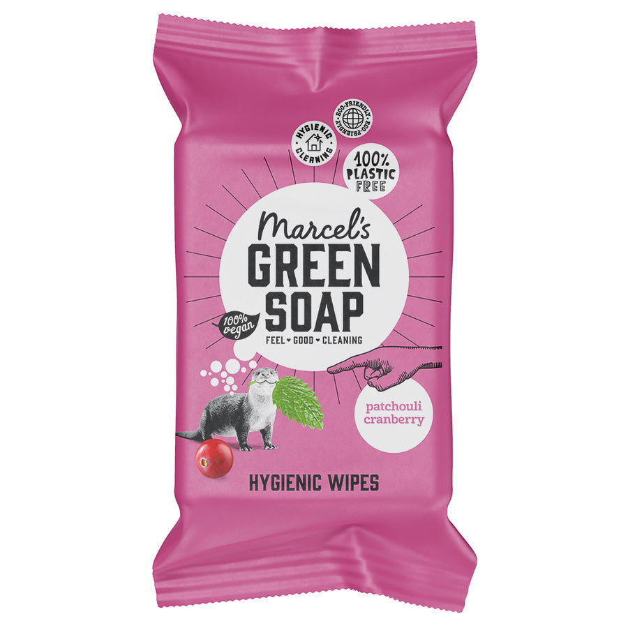 Marcels Green Soap Patchouli & Cranberry Cleaning Wipes