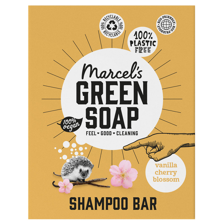 Marcels Green Soap Vanilla & Cherry Shampoo Bar 90g