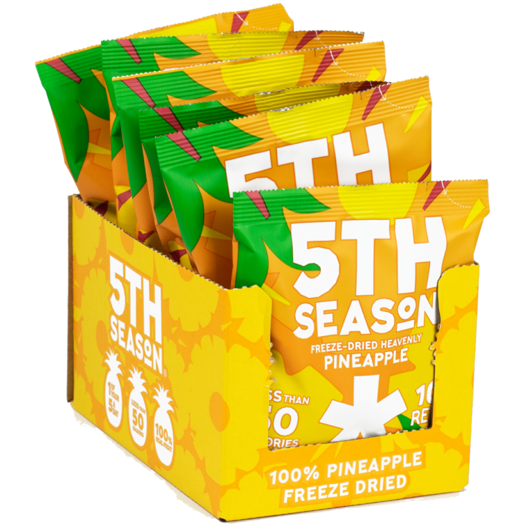 5th Season Freeze Dried Pineapple Bites 11g - Case of 6