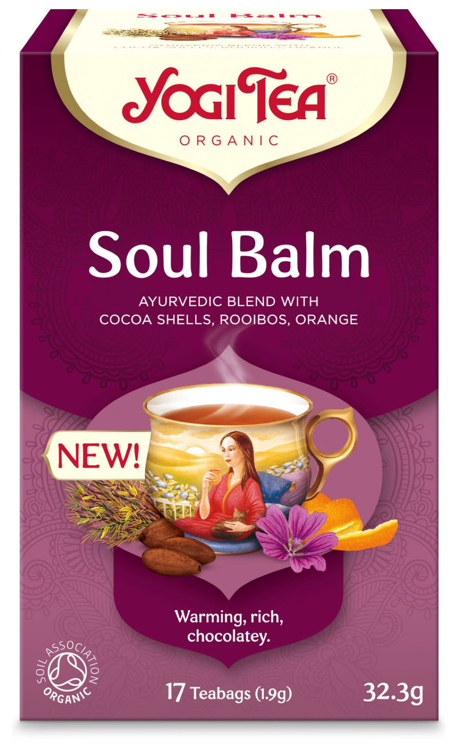 Yogi Tea Soul Balm Organic Tea 17 Bags