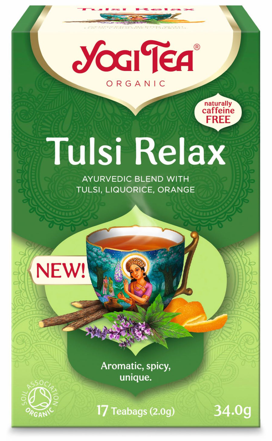 Yogi Tea Tulsi Relax Organic Tea 17 Bags
