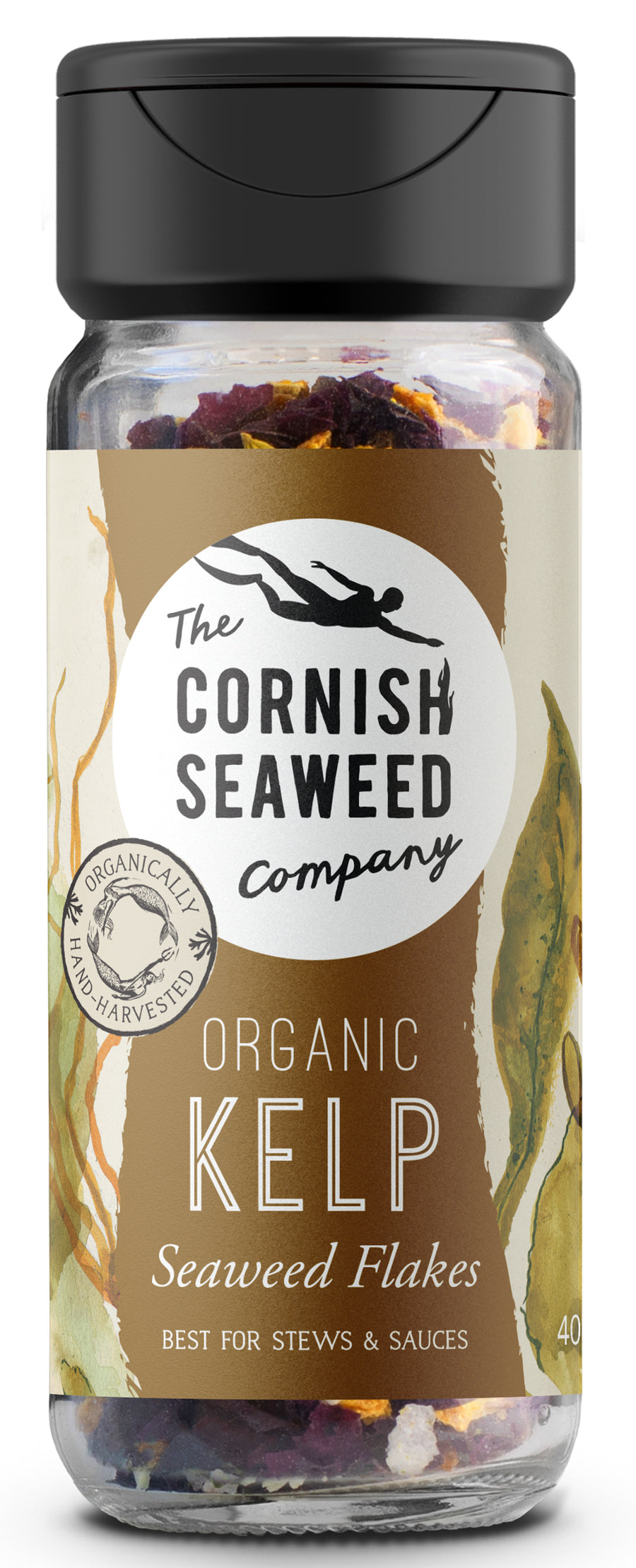 The Cornish Seaweed Company Kelp Seaweed Flakes Shaker 20g