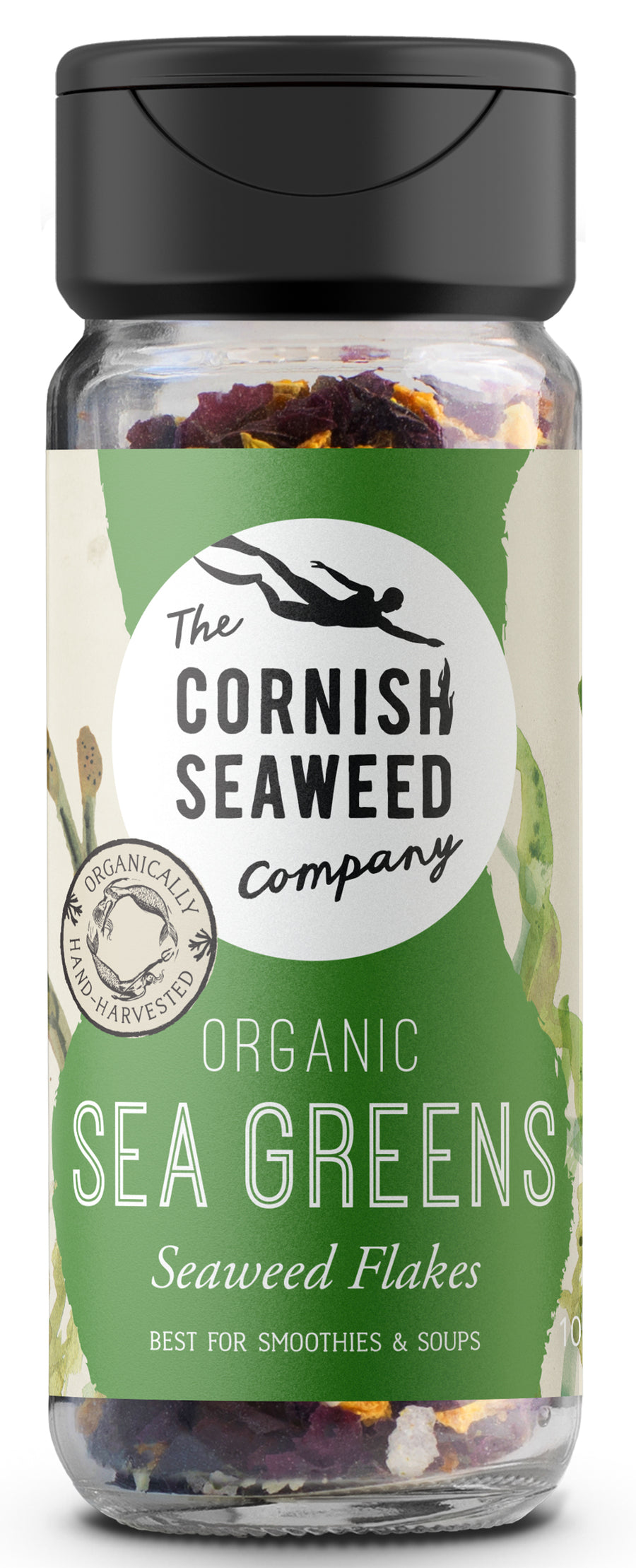 The Cornish Seaweed Company Sea Greens Seaweed Flakes Shaker 20g
