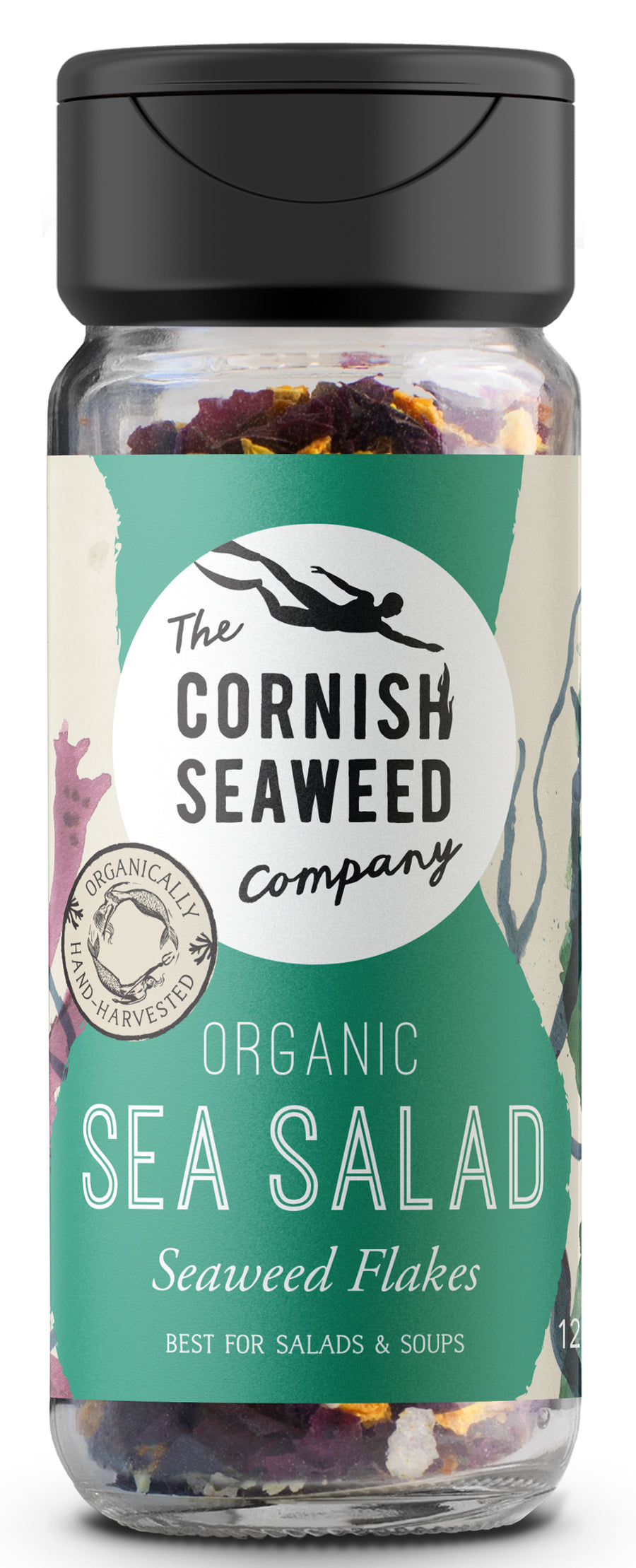 The Cornish Seaweed Company Sea Salad Seaweed Flakes Shaker 12g