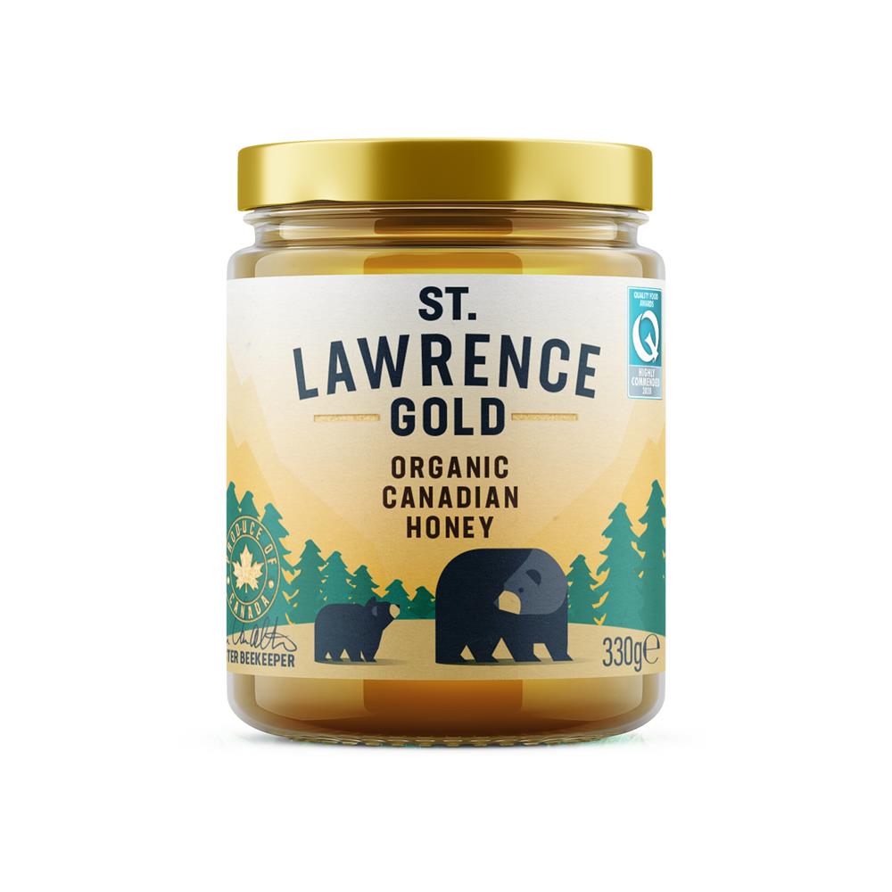 St Lawrence Gold Organic Canadian Honey 330g