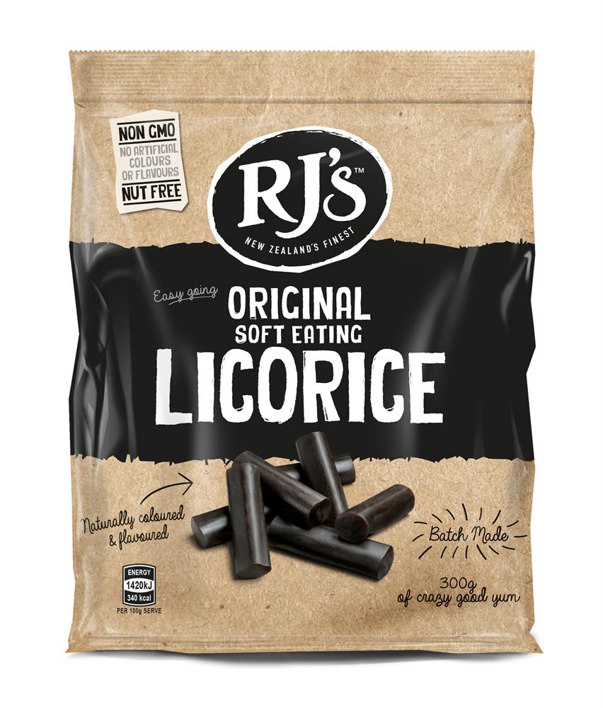 RJ's Original Natural Soft Eating Licorice 300g