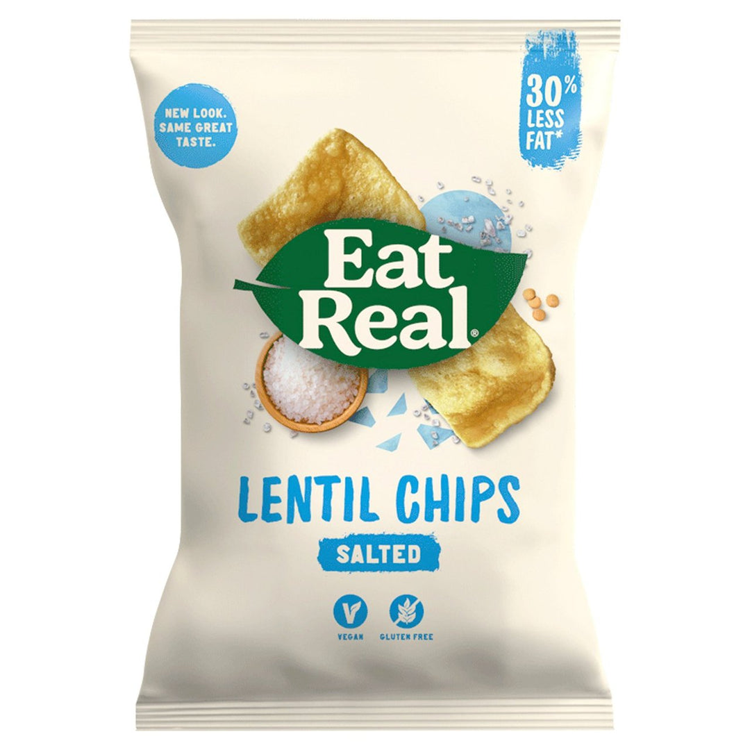 Eat Real Lentil Sea Salt Chips 113g - Pack of 5